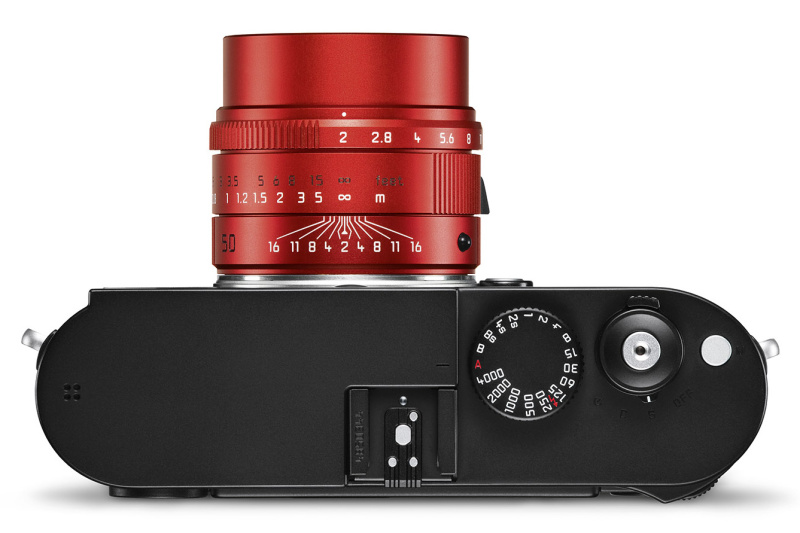 Leica APO Summicron ASPH special limited edition lens in red anodized finish
