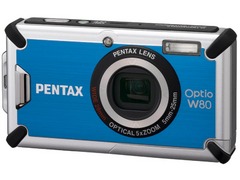 ペンタックス、“耐衝撃”を実現した防水デジカメ「Optio W80」(デジカメWatch)