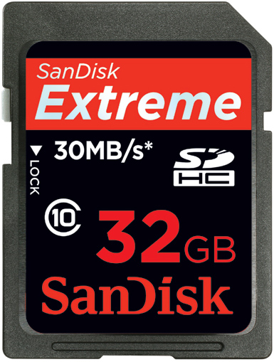 Extreme SDHC�J�[�h�i32GB�j
