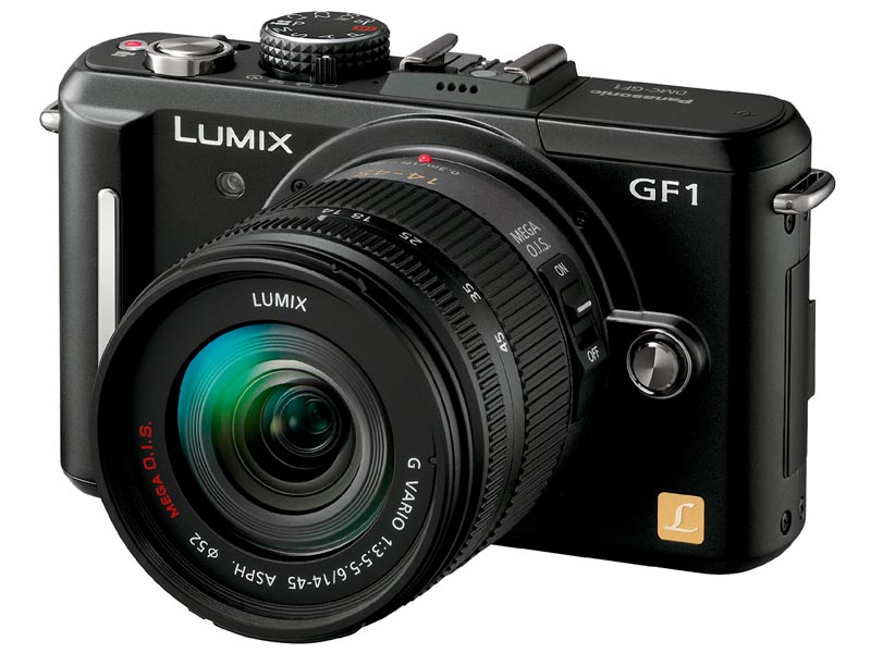 LUMIX G VARIO 14-45mm F3.5-5.6 ASPH. MEGA O.I.S.�𑕒�����LUMIX DMC-GF1�iDMC-GF1K�����Y�L�b�g�j