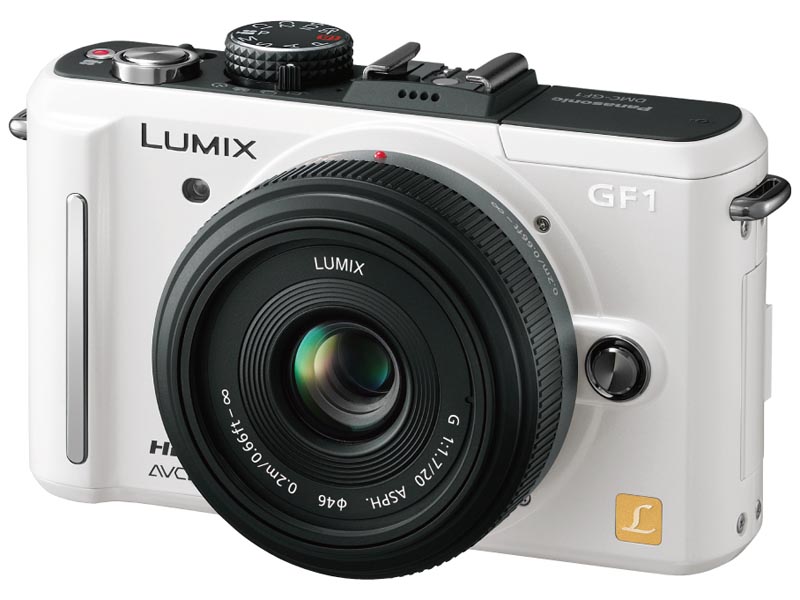 LUMIX G 20mm F1.7 ASPH.���t������LUMIX DMC-GF1C�����Y�L�b�g