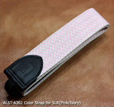 Color Strap for SLR(ALST-A302 Pink/Ivory)
