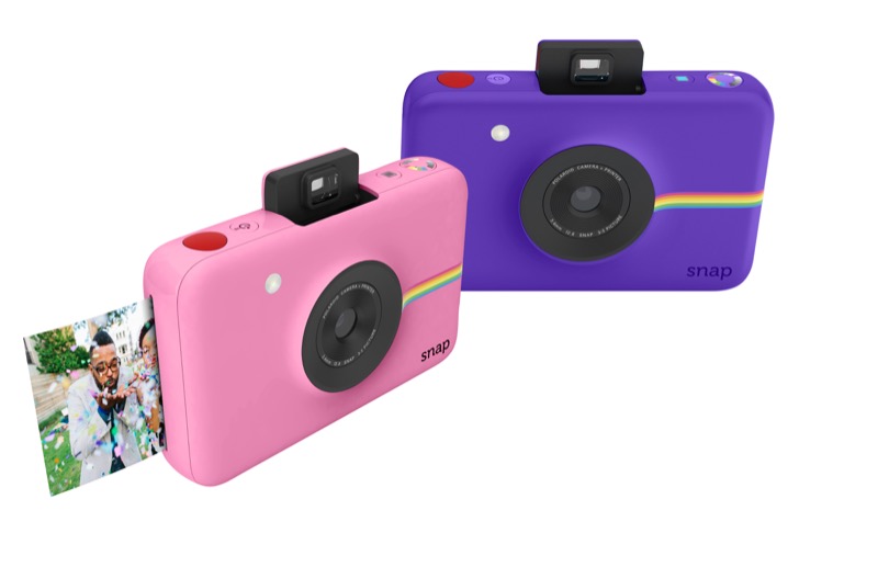 プリンター内蔵デジカメ「Polaroid SNAP」に、新色ピンクとパープルが