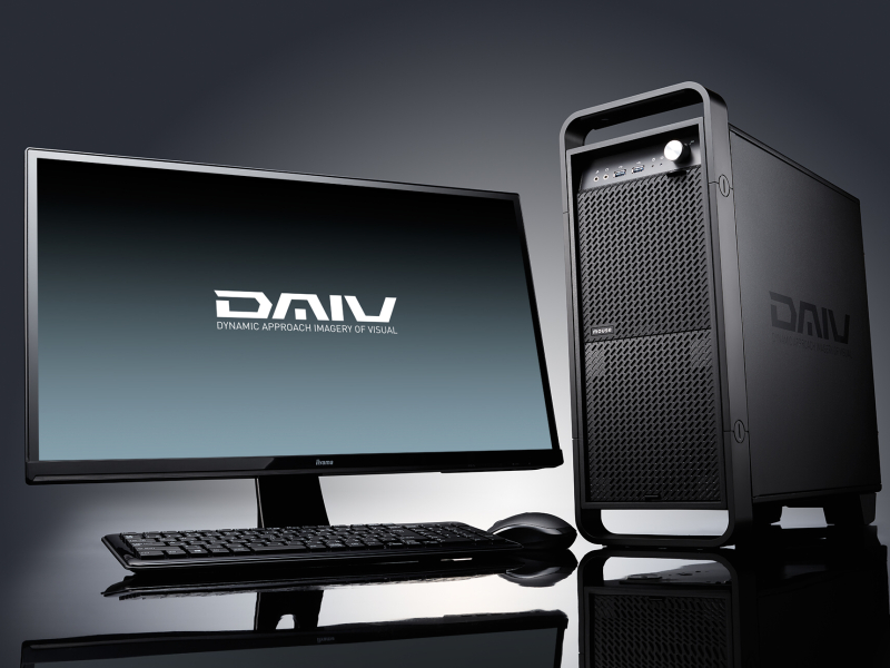 クリエイター向けPC「DAIV」に最新CPU搭載モデル - デジカメ Watch