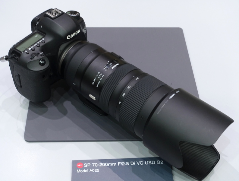 イベントレポート】【CP+】タムロン、望遠ズーム「SP 70-200mm F2.8 Di VC G2」を展示 - デジカメ Watch