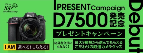 キャンペーン】ニコンD7500の購入でカメラバッグなど進呈 - デジカメ Watch