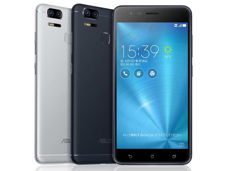 F1.7の大口径レンズ搭載ダブルレンズスマホ「ZenFone Zoom S