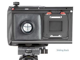 Cambo、デジタルバックを大判カメラで使うためのスライディングバック