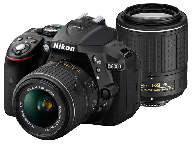 カメラNikon D5300 2つのオリジナルレンズが付属