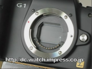 写真で見るパナソニック「LUMIX DMC-G1」(β機) 写真で見るパナソニック「LUMIX DMC-G1」(β機)
