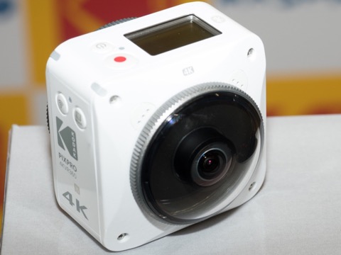 イベント告知】【CP+】KODAK、4K対応全天球カメラ「PIXPRO 4KVR360