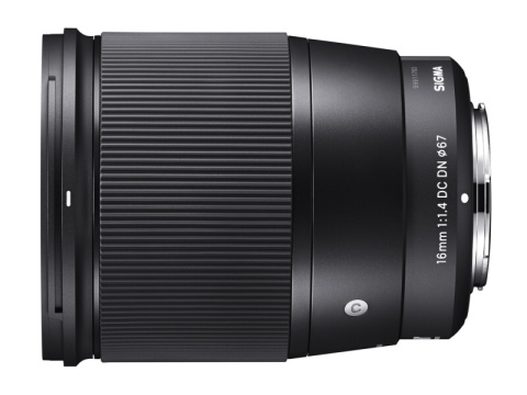カメラ レンズ(単焦点) シグマ、ミラーレス用の広角レンズ「16mm F1.4 DC DN | C」を開発発表 