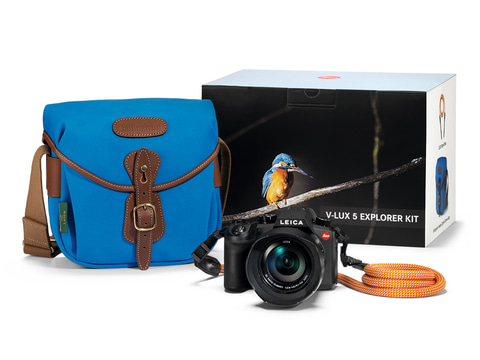 ビリンガムのカメラバッグが付属する「ライカV-LUX 5 Explorer Kit 