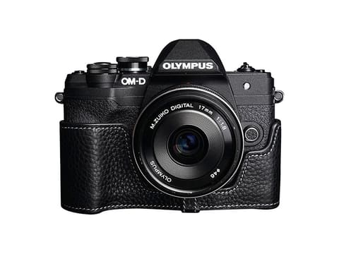 OLYMPUS OM-D E-M1 ボディ ブラック +ボディ皮ケース-