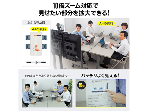 リモコン操作で10倍ズーム＋パン・チルトできるWebカメラ - デジカメ Watch