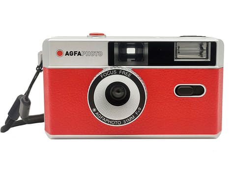 AGFAPHOTOの35mmフィルムカメラ「Analogue Photo Camera」。レッドと