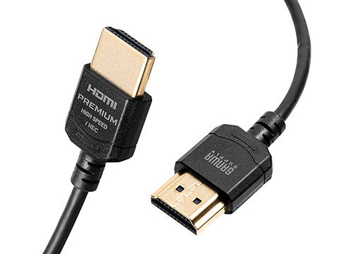 サンワサプライ 4k 60hzに対応するスリムタイプのhdmiケーブル 1 580円から デジカメ Watch