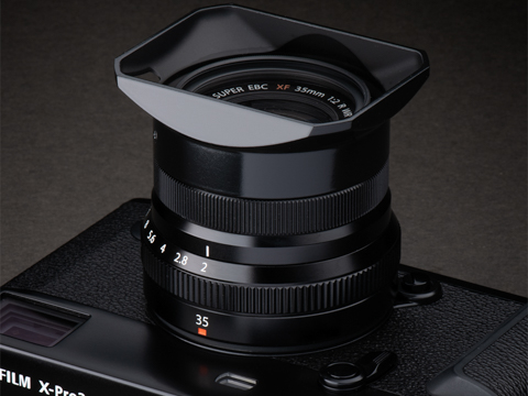 XF23mm F2 R WR + SQUAREHOOD 角形アルミフード-