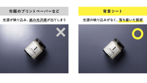Sns等の 映え 写真を手軽に撮影できる 置き画がキレイに映える背景シート デジカメ Watch