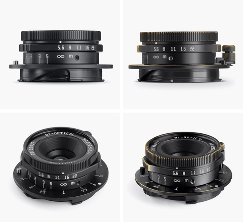 Mマウント用薄型レンズ「TTArtisan 28mm f/5.6」にブラックペイントが