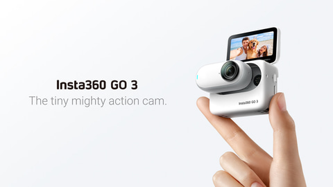 親指サイズ”のアクションカメラに新モデル「Insta360 GO 3」…タッチ式