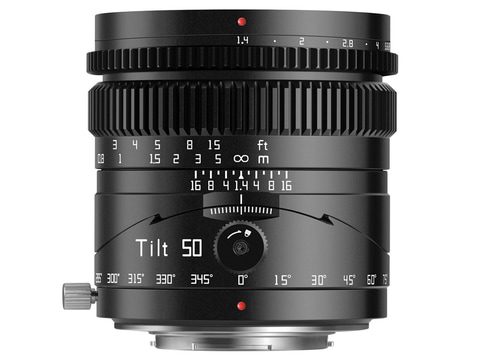 回転機構付きのティルトレンズ「TTArtisan Tilt 50mm f/1.4」に