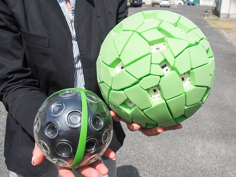画像 全天球ボール型カメラ Panono の撮影イベントが開催 2 7 デジカメ Watch Watch