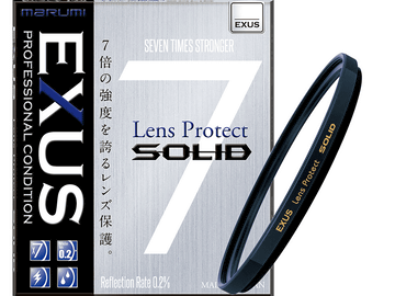 マルミ、強化ガラスの保護フィルター「EXUS Lens Protect SOLID」に新