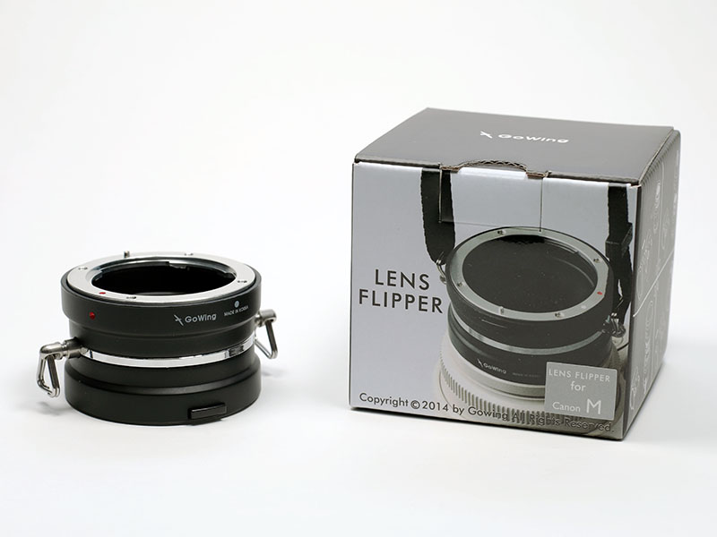レンズ交換支援アイテム「GoWing Lens Flipper」に、EF-M用が追加 
