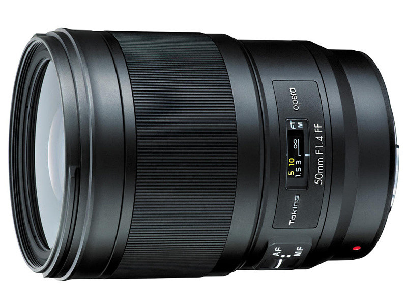 美品　Tokina 50mm F1.4 FF キャノンEF用レンズ トキナー、新シリーズの交換レンズ「opera 50mm F1.4 FF