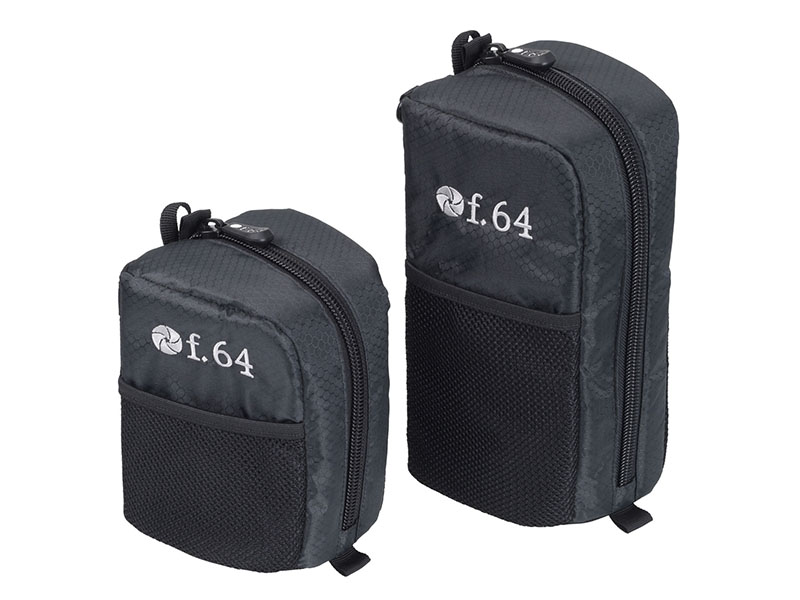 望遠レンズを収納できるf.64ブランドのレンズポーチ - デジカメ