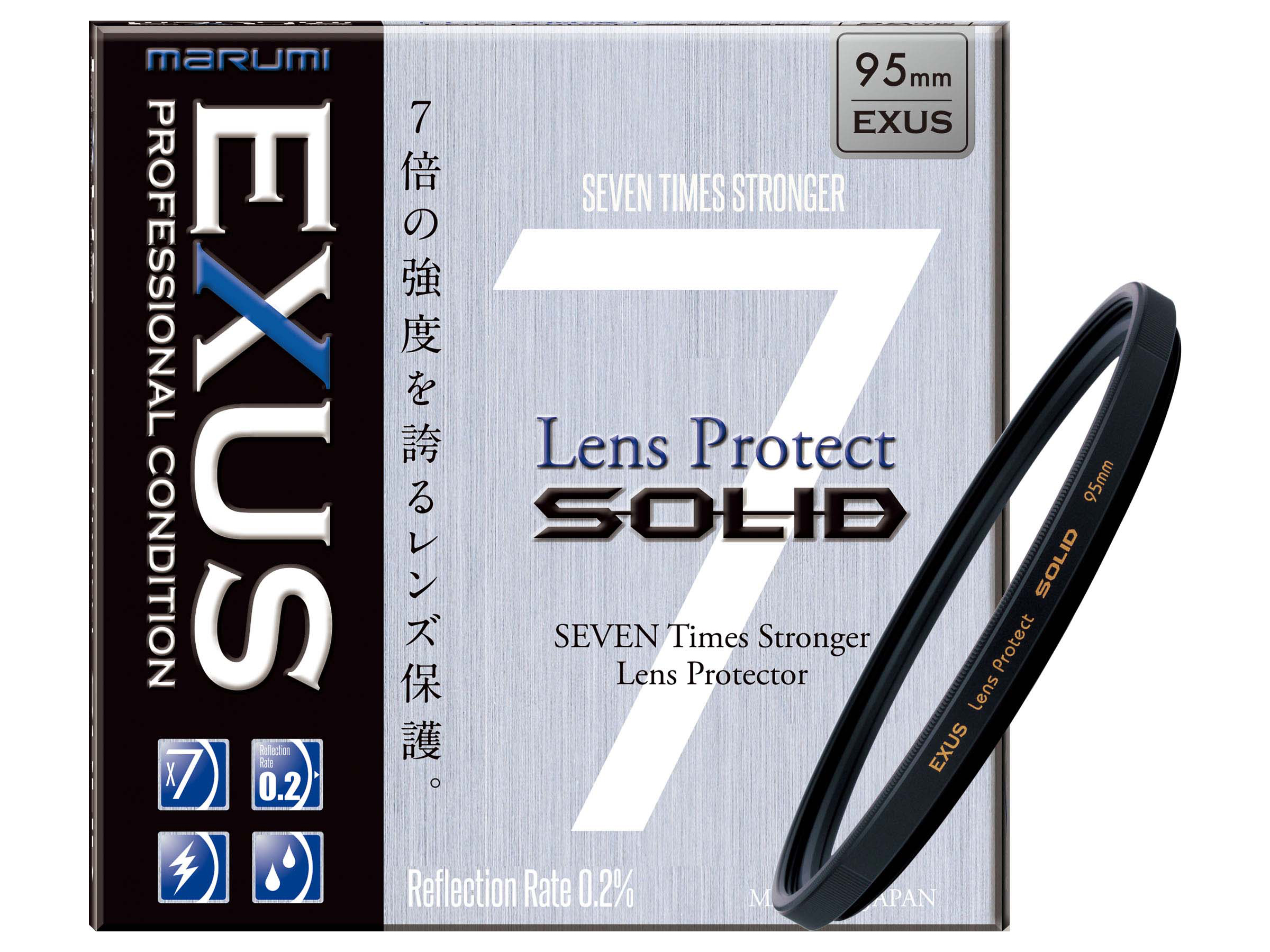 マルミ、強化ガラスの保護フィルター「EXUS Lens Protect SOLID」に新