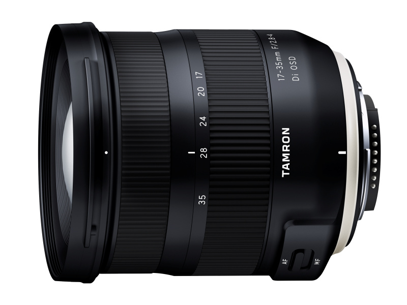 タムロン、小型軽量のフルサイズ広角ズーム「17-35mm F/2.8-4 Di OSD