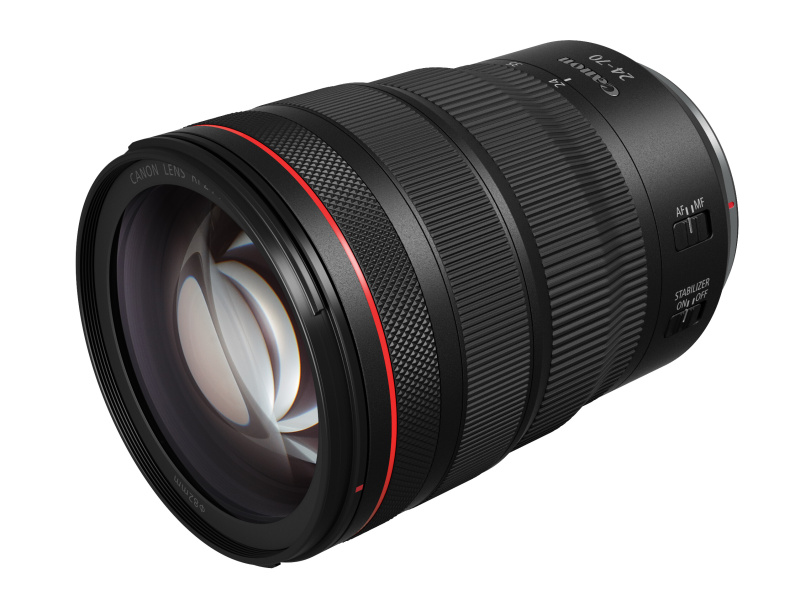 キヤノン、大口径標準ズーム「RF24-70mm F2.8 L IS USM