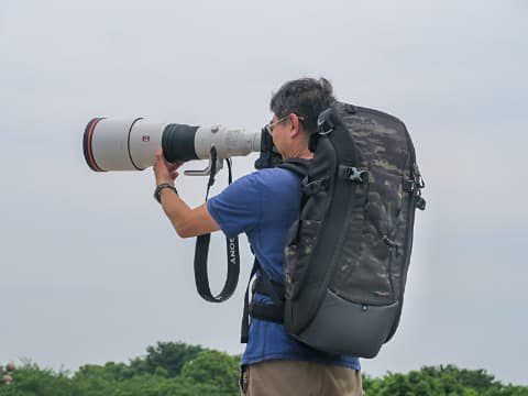 特別企画：600mm F4＋カメラボディを背負って撮影ポイントへ