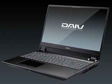 マウスコンピューター、クリエイター向け「DAIV」15.6型ノートPCに新型