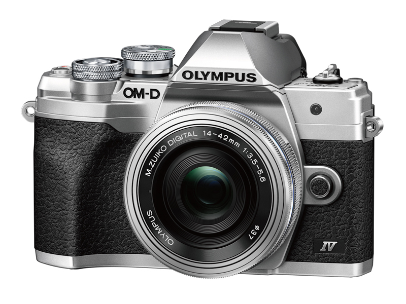 オリンパス、内蔵EVF+自撮り対応モニターの小型機「OM-D E-M10 Mark IV