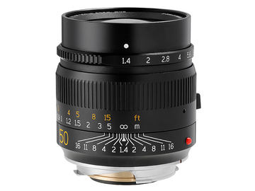 Mマウント用「TTArtisan 50mm f/0.95 ASPH」にシルバーモデル