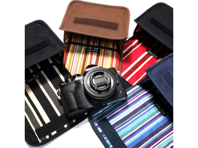8号帆布を使用したOM-D E-M10 Mark IV用の布製カメラケース