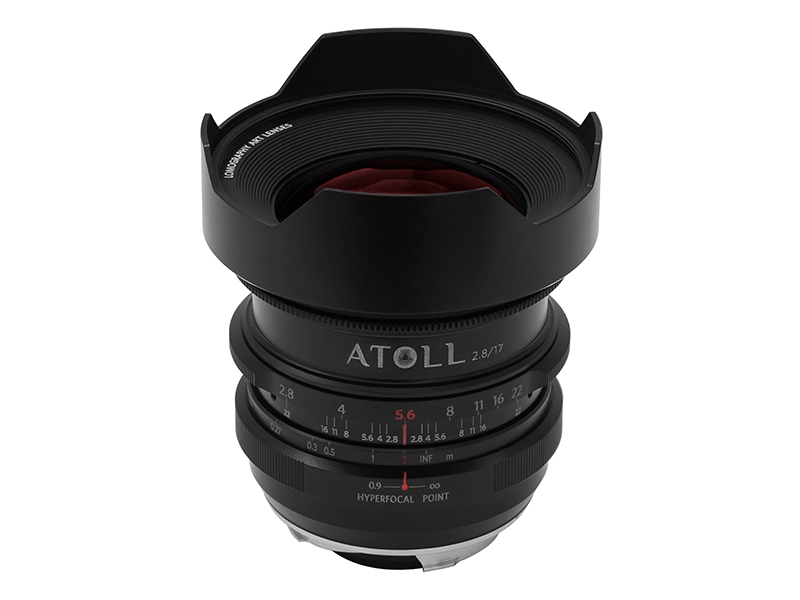 ロモグラフィー、超広角レンズ「Atoll Ultra-Wide 2.8/17 Art Lens 