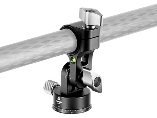 レオフォト、センターポールを水平に装着できるアダプター - デジカメ