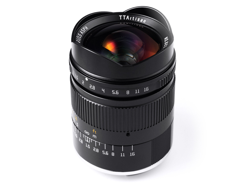 フィルターホルダーが付属する大口径MF広角レンズ「TTArtisan 21mm f