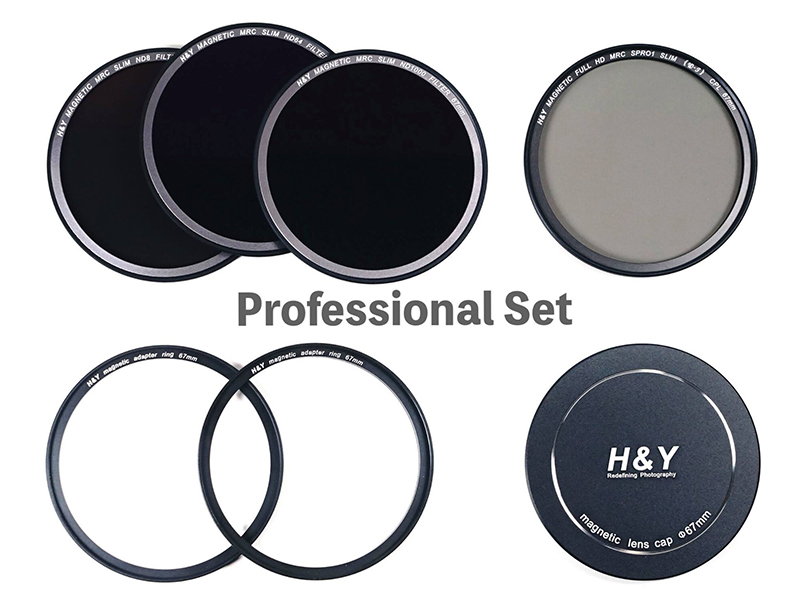 H&Y、67mm径用のマグネット式円形フィルターを展開。ND、CPL、光害 