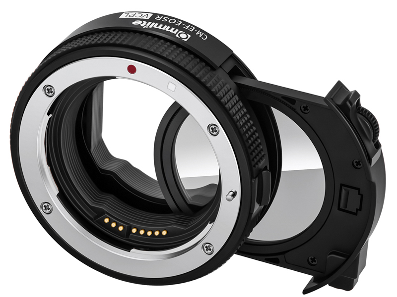 Commlite、CPLフィルター内蔵型のEF→RF電子マウントアダプター。税込1万7,600円 - デジカメ Watch