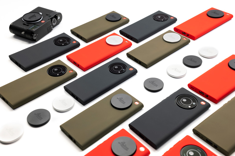 本日発売「Leitz Phone 1」、アクセサリーのカラバリ展開を予告。ライカストアで販売 - デジカメ Watch
