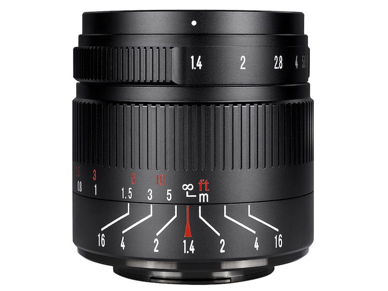 1.7万円のAPS-C対応MFレンズ「7Artisans 55mm F1.4」がII型に。絞り