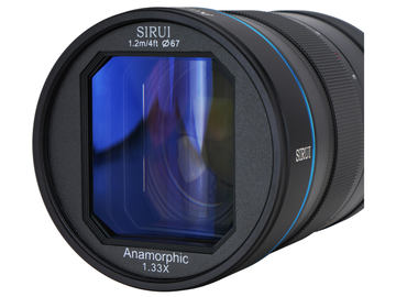 SIRUIのアナモルフィックレンズシリーズ第3弾「24mm F2.8 1.33X」が6 