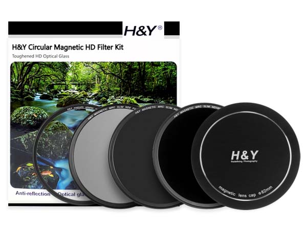 H&Y Magnetic　フィルターセット H&Yのマグネット式円形フィルターに、95mm径用のNDキットが追加