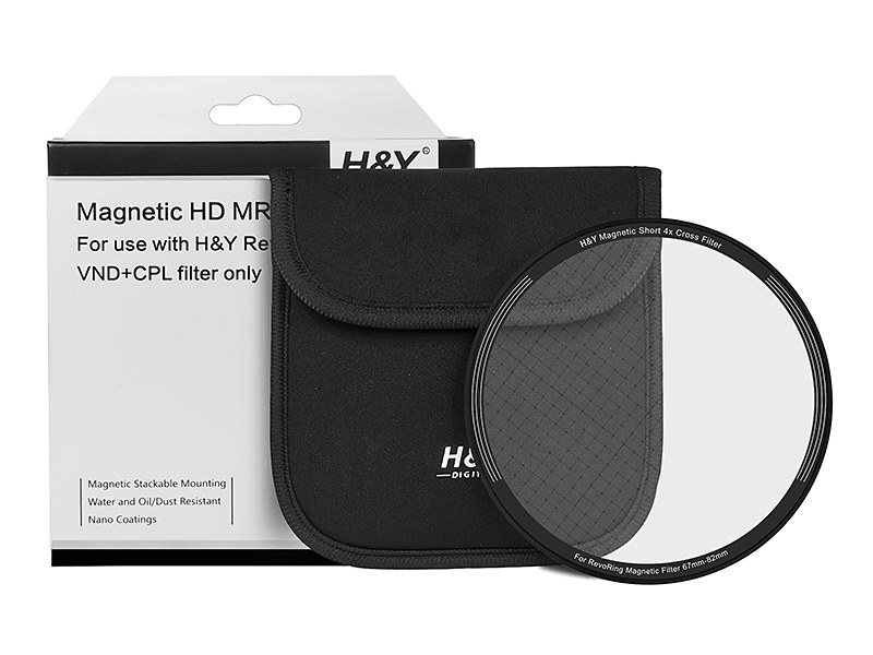 H&Y、輝度差を自然に整えるマグネット式GNDフィルター。67/77/82mmの3