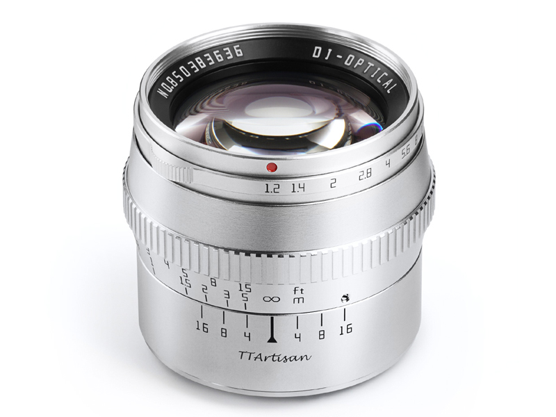 TTartisan 50mm f1.2 マイクロフォーサーズ チタンカラー-